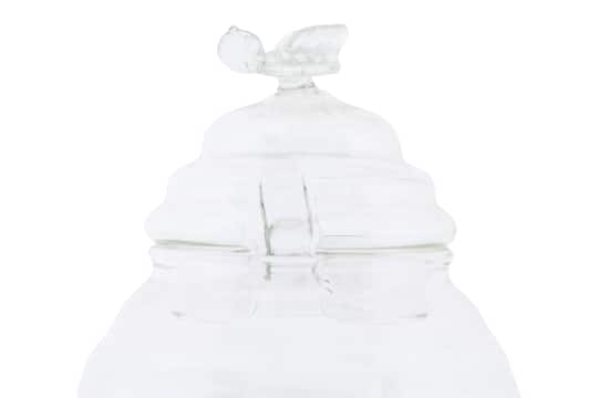 Hello Honey® Clear Honey Pot with Lid & Bamboo Dipper Set